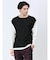 さまになる フェイクレイヤード クルーネック長袖Tシャツ