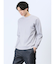 【DRESS T-SHIRT】綿ストレッチ クルーネック長袖Tシャツ
