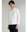 ロゴ切替 クルーネック長袖Tシャツ