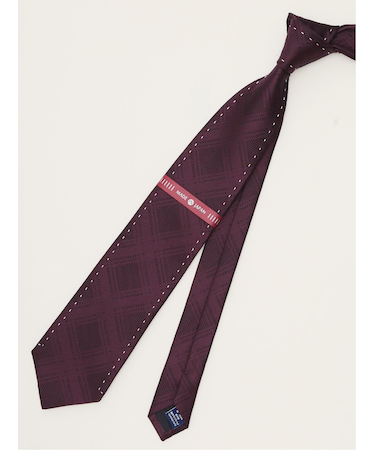 ファットゥーラ/FATTURA シルクソリッド ハンドステッチ レギュラータイ 8.0cm幅
