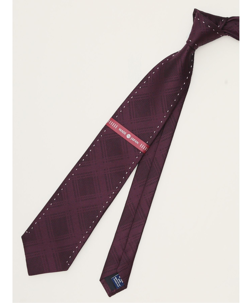 ファットゥーラ/FATTURA シルクソリッド ハンドステッチ レギュラータイ 8.0cm幅