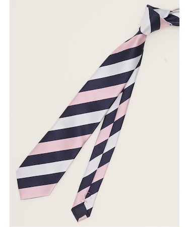 エコウォッシャブル ストライプ柄 レギュラータイ 8.0cm幅