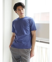 【DRESS T-SHIRT】綿ストレッチ クルーネック半袖Tシャツ