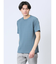 ふくれチェック クルーネック半袖Ｔシャツ