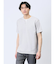 さまになる フェイクレイヤード キーネック半袖Tシャツ