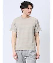 ポップコーンボーダー クルーネック半袖Tシャツ