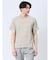 ポップコーンボーダー クルーネック半袖Tシャツ