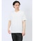 リンクスパネルボーダー Vネック半袖Tシャツ