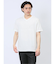 リンクスパネルボーダー Vネック半袖Tシャツ