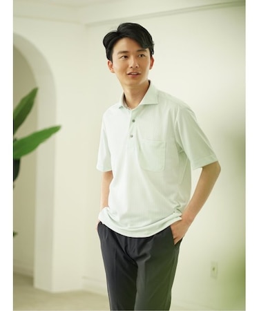 Biz クールパス カッタウェイ半袖 ビズポロ