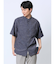 TechLinen バンドカラー半袖シャツ
