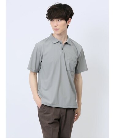 接触冷感 吸水速乾 半袖ポロシャツ