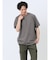 ふくれジャガード クルーネック半袖Tシャツ