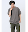 ふくれジャガード クルーネック半袖Tシャツ