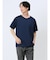 ふくれジャガード Vネック半袖Tシャツ