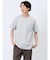杢ワッフル クルーネック半袖Tシャツ