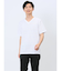 タックボーダー ダブルVネック半袖Ｔシャツ