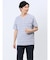 タックボーダー ダブルVネック半袖Ｔシャツ