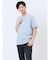 タックボーダー ダブルVネック半袖Ｔシャツ