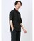 【DRESS POLO-SHIRT】綿ストレッチ オーバーサイズ 半袖ポロシャツ