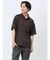 【DRESS POLO-SHIRT】綿ストレッチ オーバーサイズ 半袖ポロシャツ