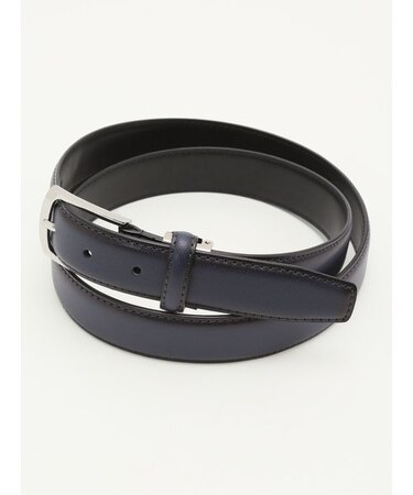 サフィアーノ型押し シングルピンベルト