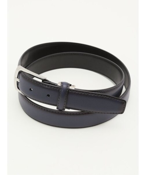 サフィアーノ型押し シングルピンベルト