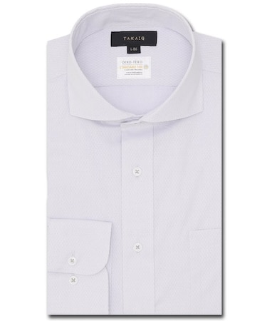 形態安定 吸水速乾 スタンダードフィット カッタウェイ長袖シャツ