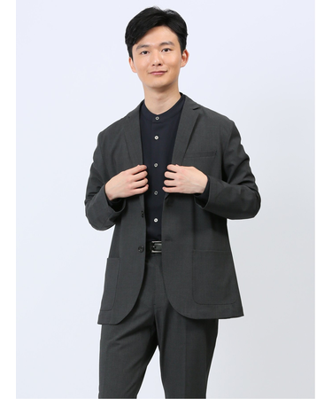 ModernRelax ストレッチ 2ボタンジャケット(セットアップ可能)