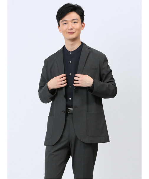 ModernRelax ストレッチ 2ボタンジャケット(セットアップ可能)