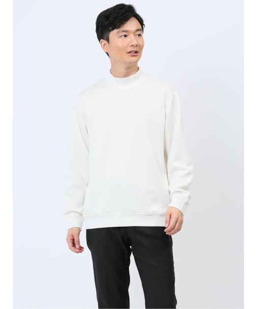 SOFT CUSHION モックネック 長袖プルオーバー