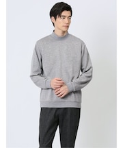 SOFT CUSHION モックネック 長袖プルオーバー