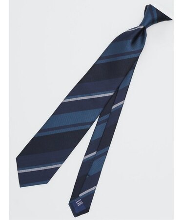 TAKA-Q×FAIRFAX シルクストライプ柄 レギュラータイ 8.0cm幅