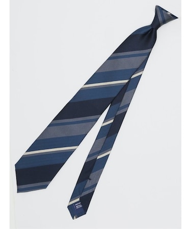TAKA-Q×FAIRFAX シルクストライプ柄 レギュラータイ 8.0cm幅
