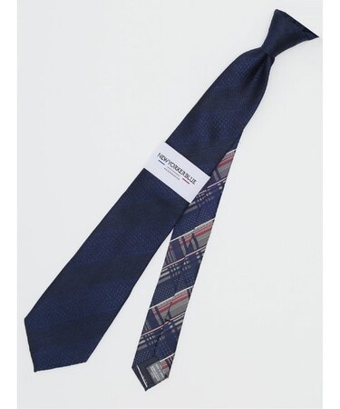 ニューヨーカーブルー/NEWYORKER BLUE シルクレギュラータイ 8.0cm幅