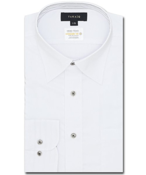 形態安定 吸水速乾 スタンダードフィット レギュラーカラー長袖シャツ