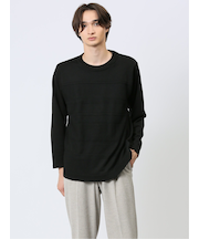 ハイブリッド クルーネック長袖Tシャツ