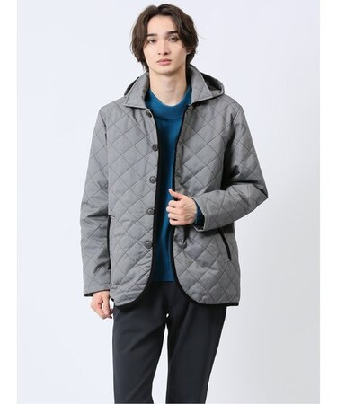 JUST SPEC フード脱着 キルティングジャケット