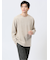 ジャガードモール クルーネック長袖Tシャツ