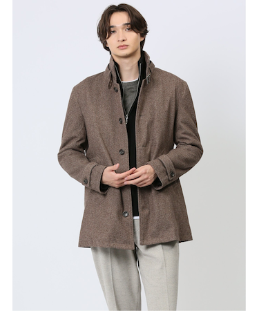 MELT+ON ウィングカラーコート