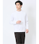 【DRESS T-SHIRT】綿ストレッチ モックネック長袖Tシャツ