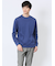 【DRESS T-SHIRT】綿ストレッチ モックネック長袖Tシャツ