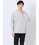 メランジワッフル クルーネック長袖Tシャツ