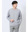 メランジワッフル クルーネック長袖Tシャツ