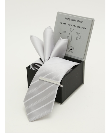 フォーマルネクタイ BOXセット ストライプ