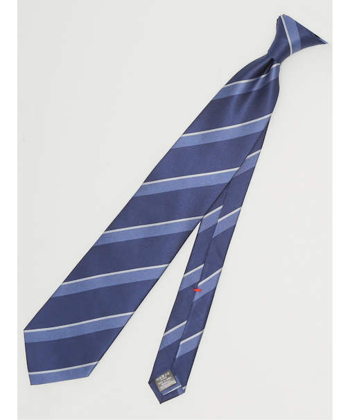 セッテピエゲ シルクストライプ柄 レギュラータイ 8.5cm幅