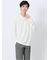 メランジポンチ Vネック長袖Tシャツ