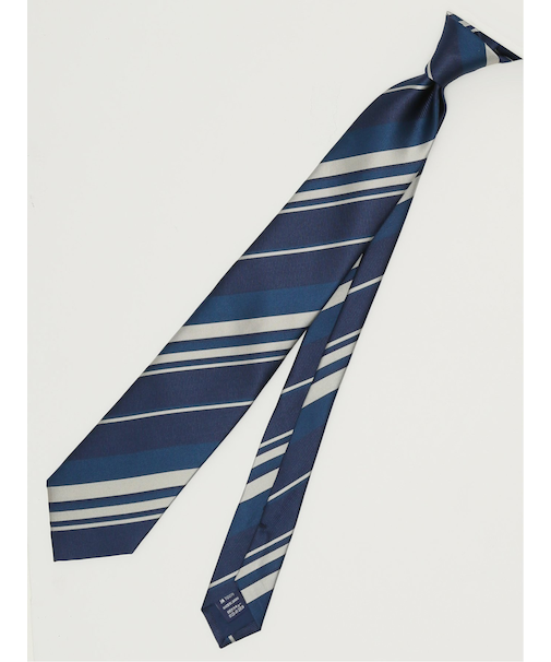 TAKA-Q×FAIRFAX シルクストライプ柄 レギュラータイ 8.0cm幅