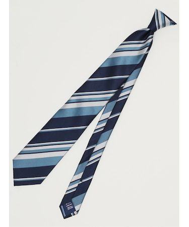 TAKA-Q×FAIRFAX シルクストライプ柄 レギュラータイ 8.0cm幅