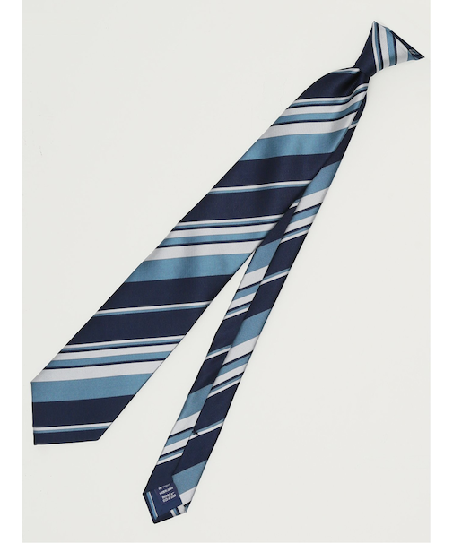 TAKA-Q×FAIRFAX シルクストライプ柄 レギュラータイ 8.0cm幅
